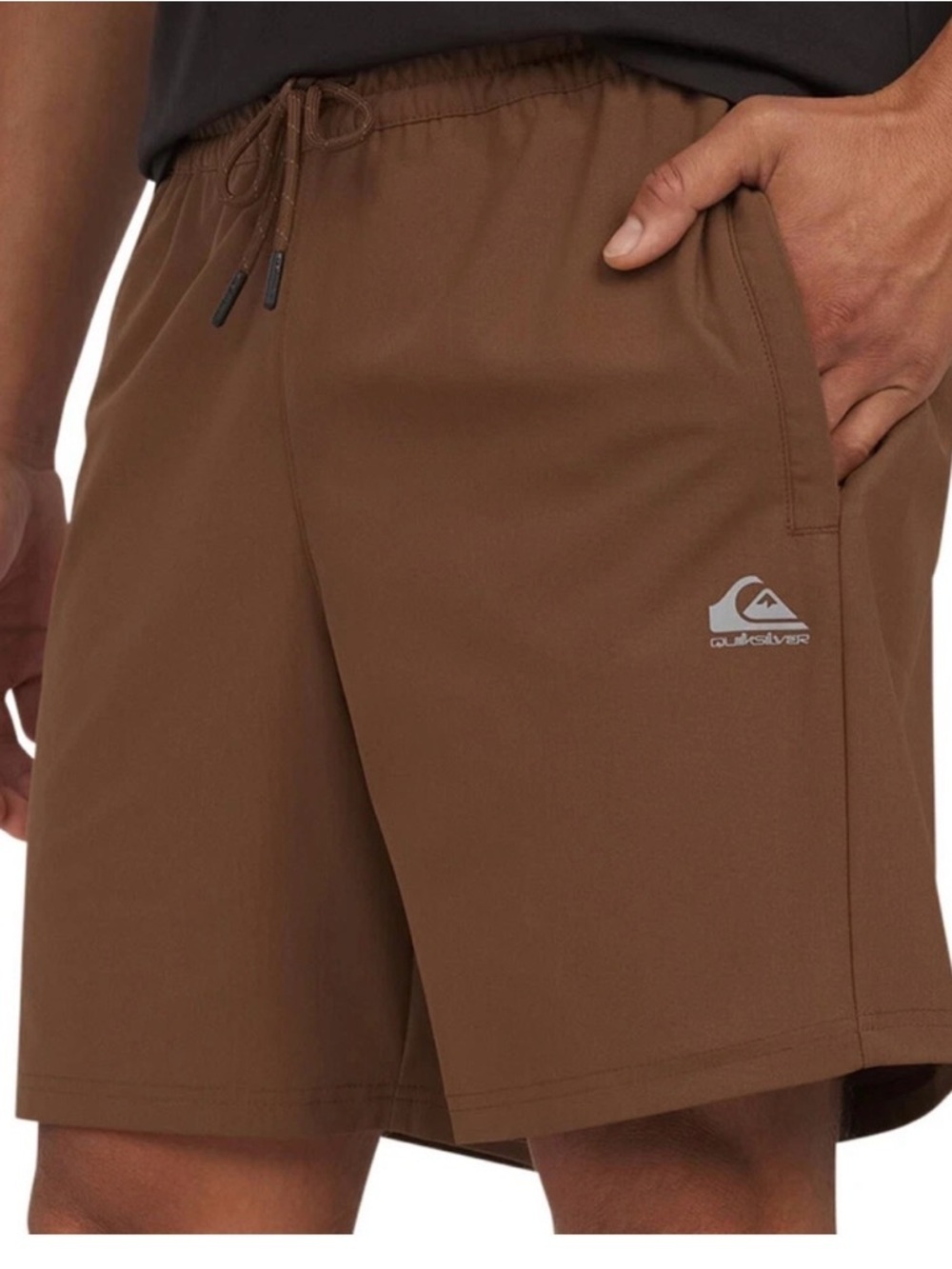 QUIKSILVER - Men's Comfort Stretch Moisture Wicking Zip Pocket , like new, sz s